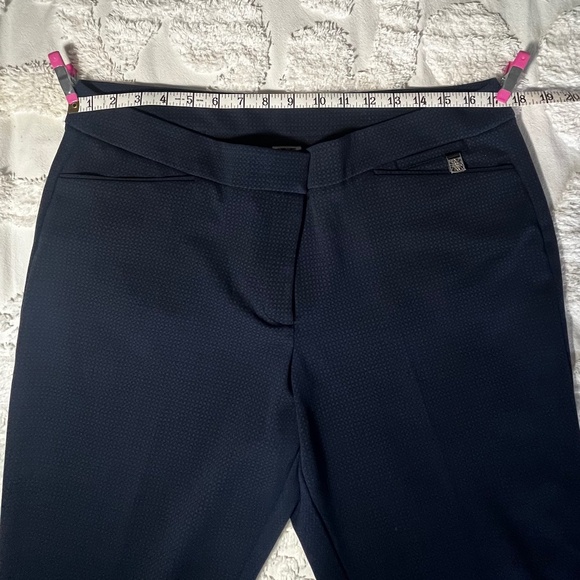Anne Klein Sz 14 Dress Pants Blue & Black - Picture 1 of 3
